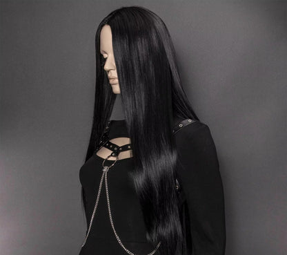 Sorceress Black Pruik