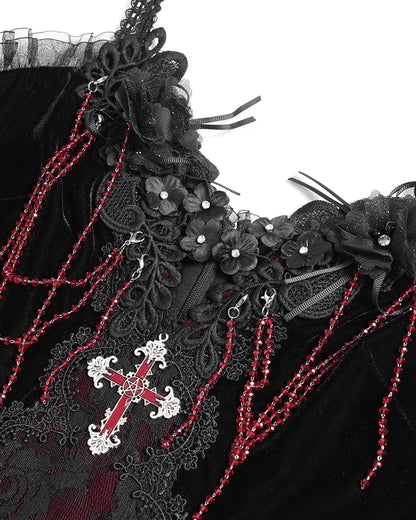 Gothic Muse Black Jurk